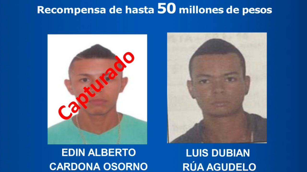 Personas más buscadas en Antioquia: ofrecen millonadas