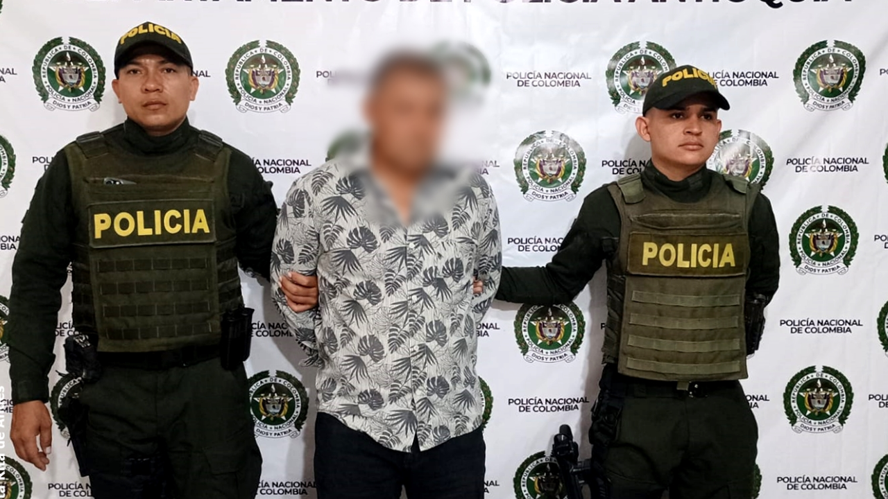  Capturaron a un hombre que lesionó con arma de fuego a otro sujeto en Antioquia