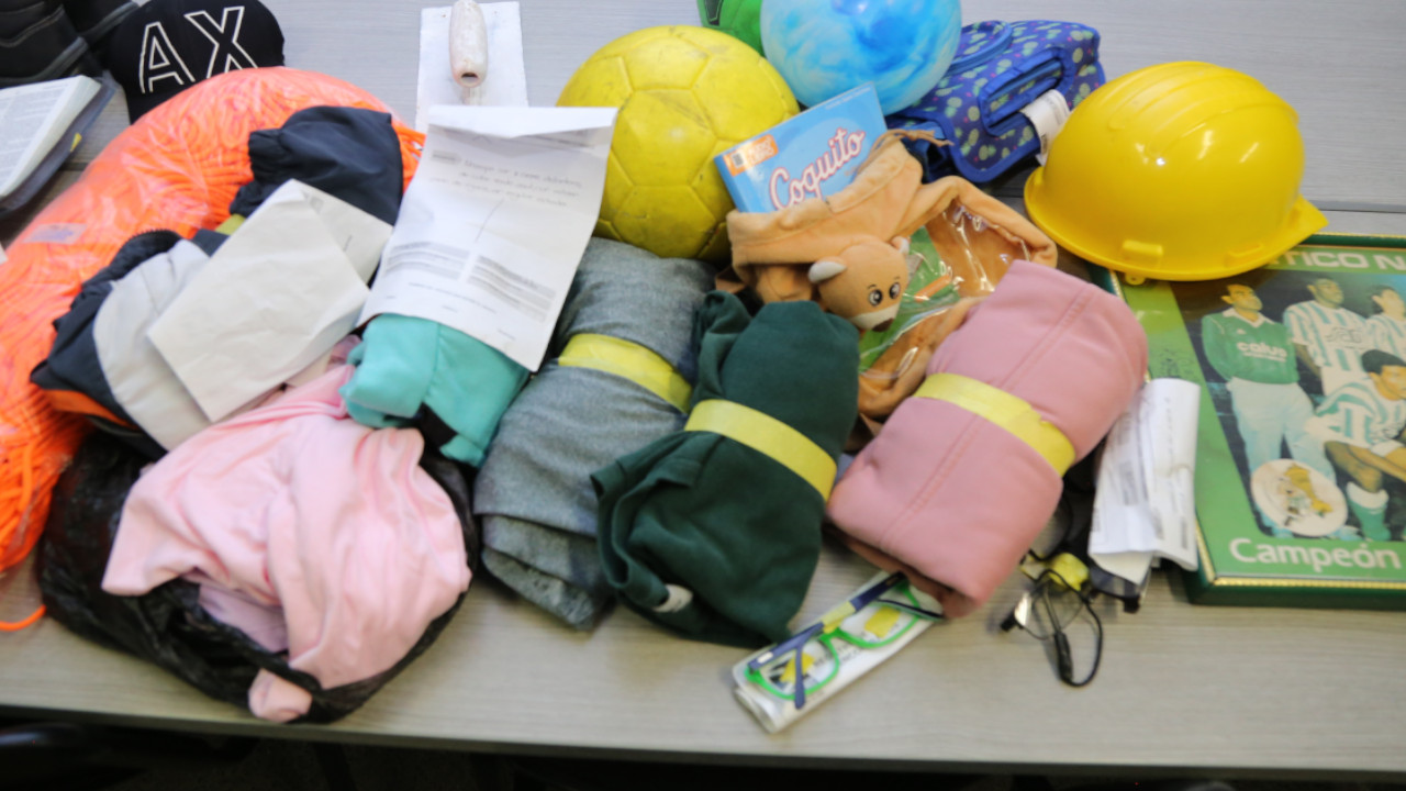 Objetos encontrados Metro