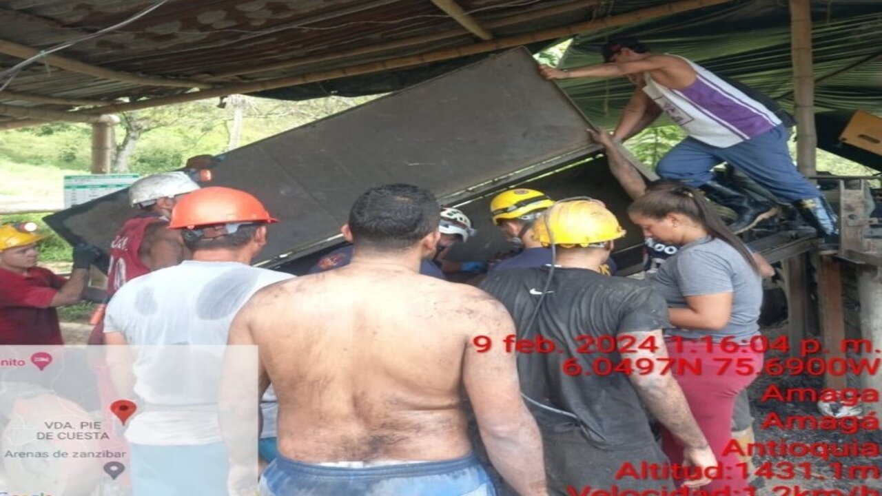 muere minero en amagá