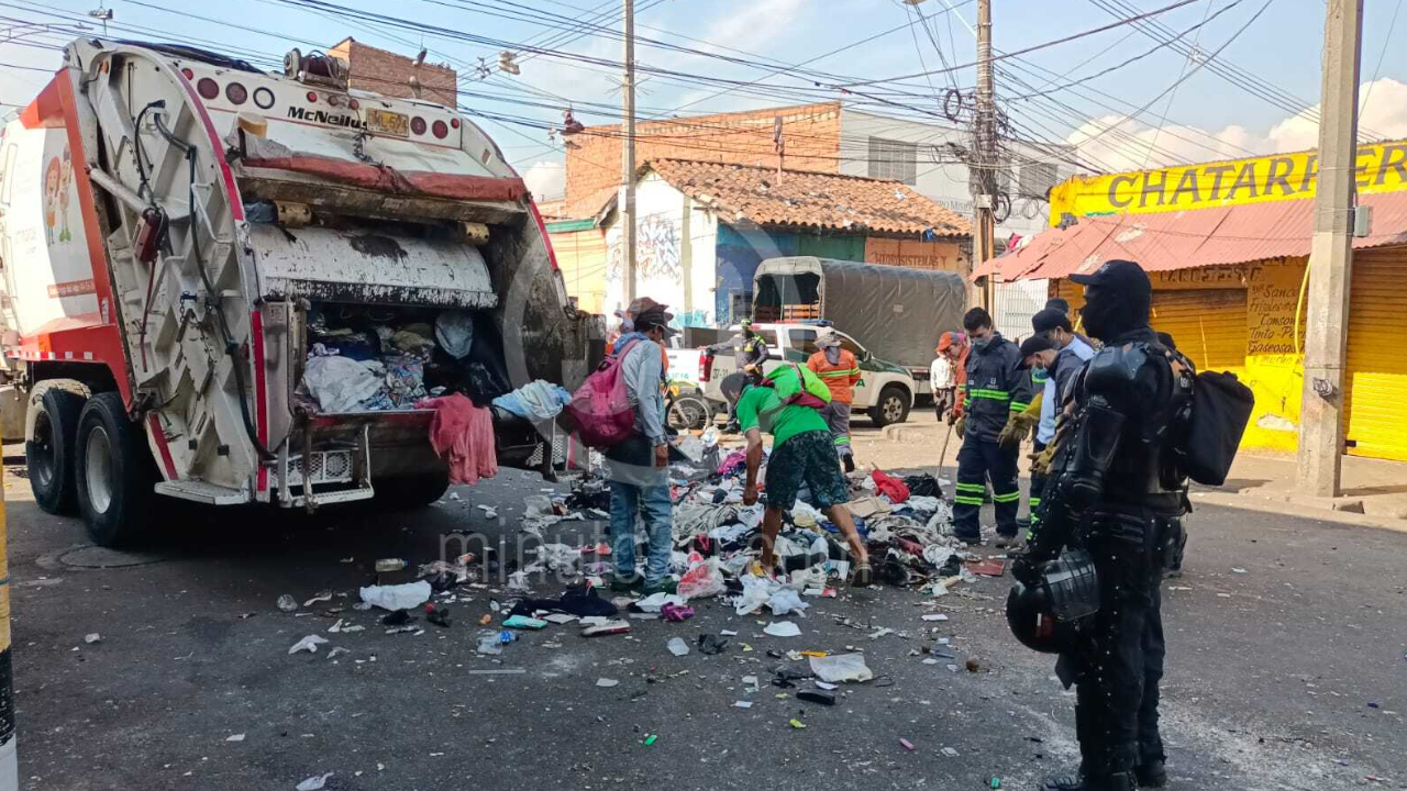 Operativo de limpieza en 'El Bronx' de Medellín: hallaron un muerto
