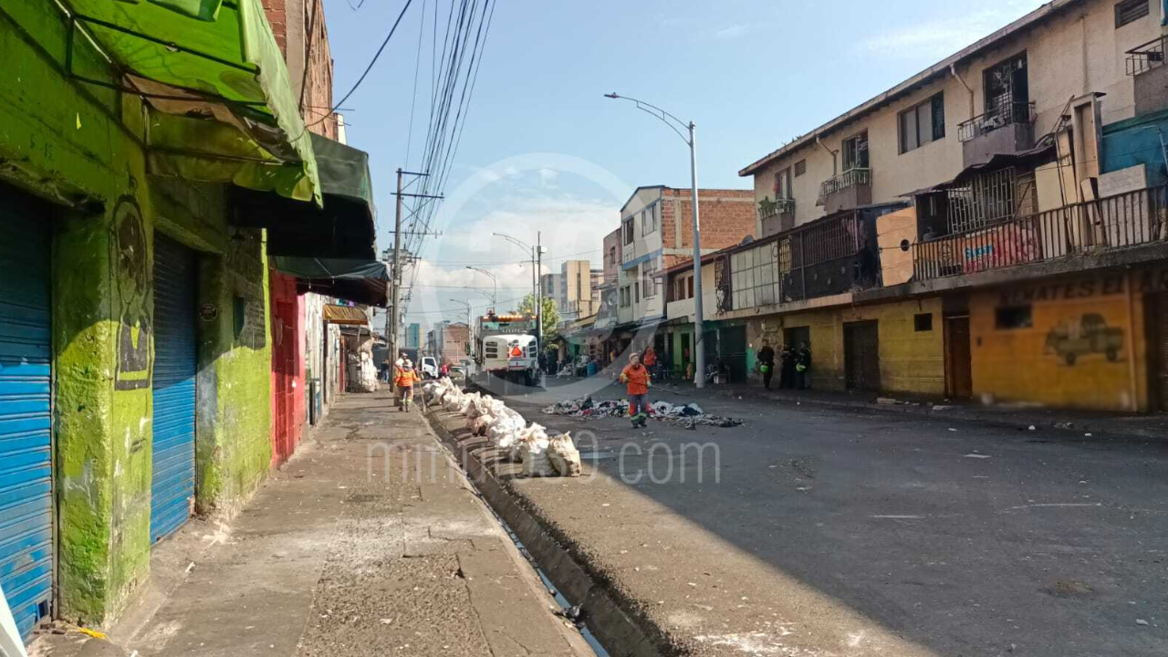Operativo de limpieza en 'El Bronx' de Medellín: hallaron un muerto