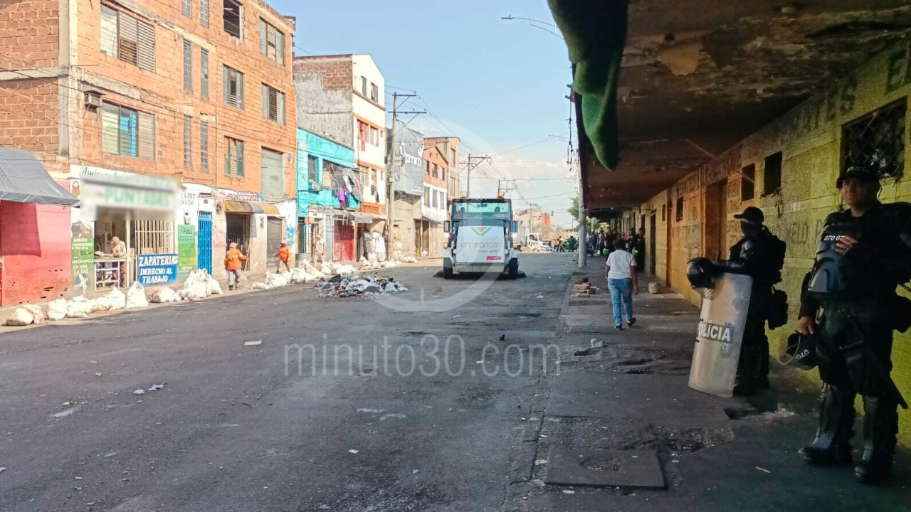 Operativo de limpieza en 'El Bronx' de Medellín: hallaron un muerto