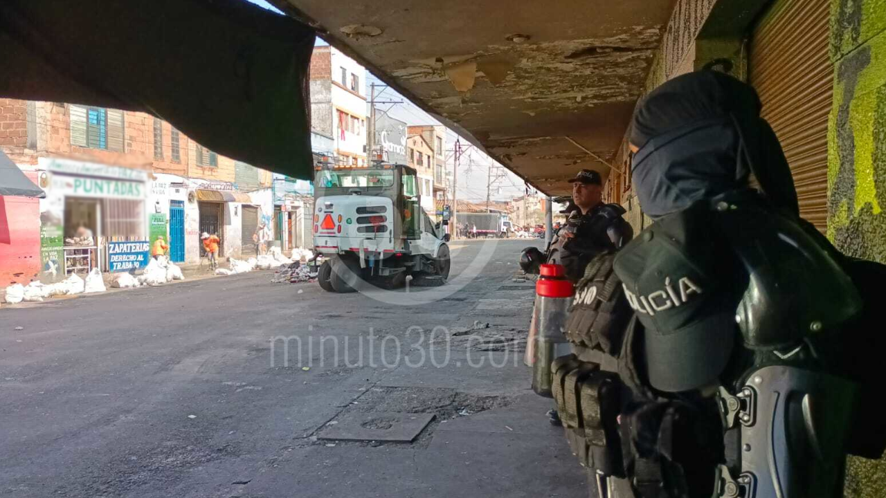Operativo de limpieza en 'El Bronx' de Medellín: hallaron un muerto