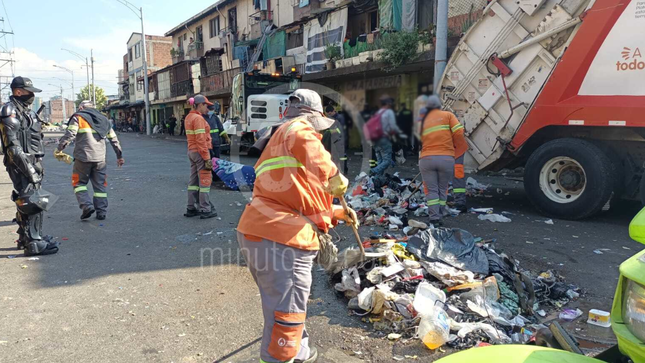 Operativo de limpieza en 'El Bronx' de Medellín: hallaron un muerto