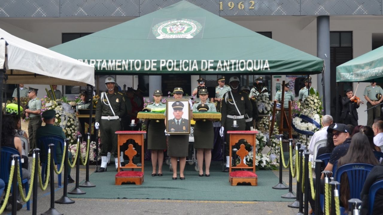Así fue la despedida del Subintendente Jonathan Sossa Naranjo