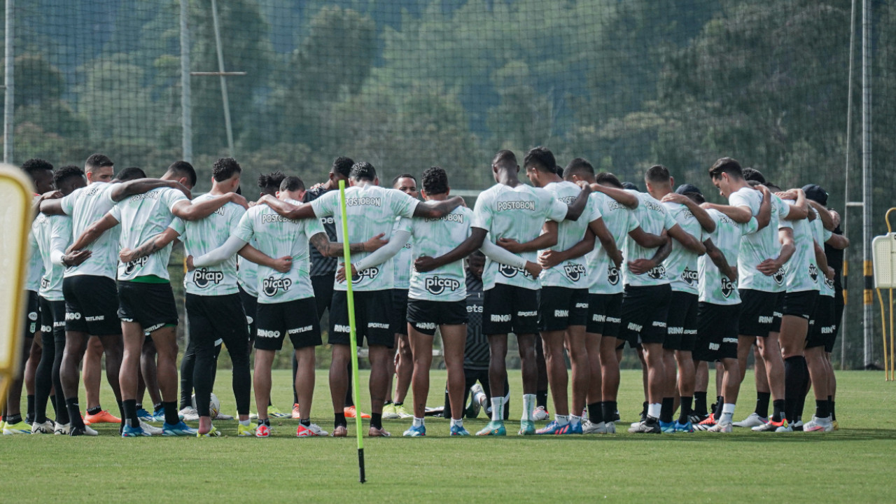 Atlético Nacional llegó a Tunja a enfrentar al Chicó