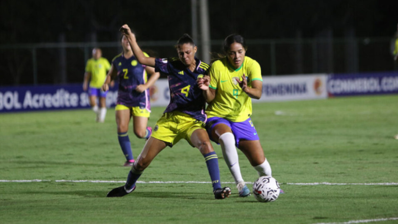 La Selección Colombia sub 17 femenina fue goleada por Brasil