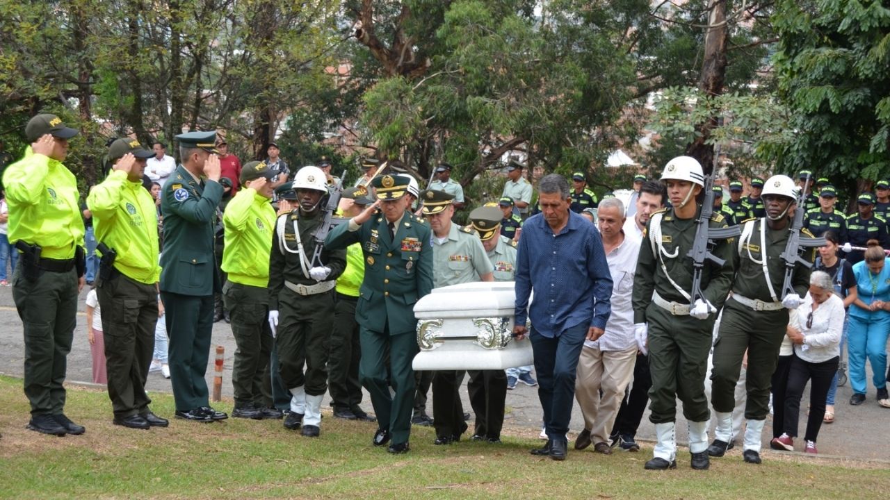 Así fue la despedida del Subintendente Jonathan Sossa Naranjo