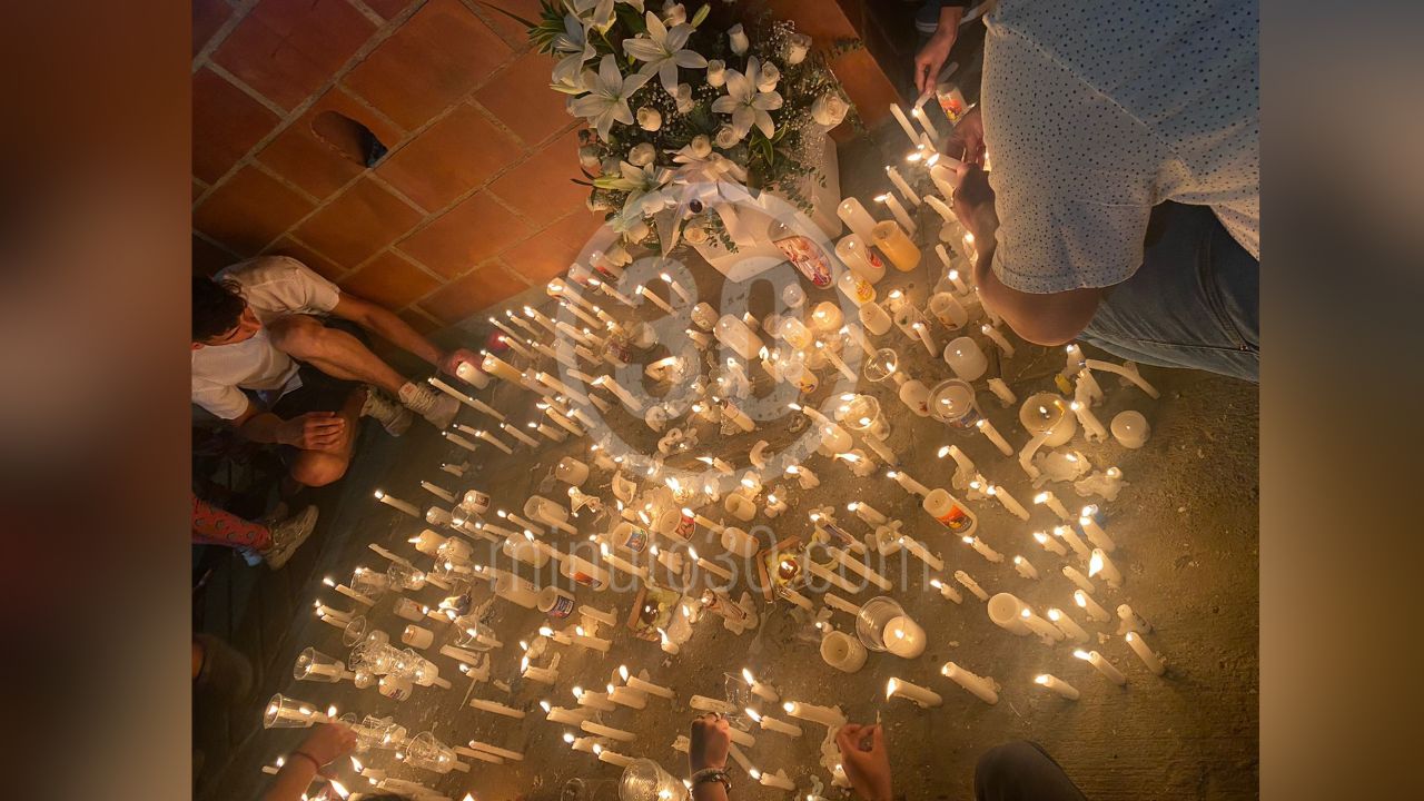 En memoria de Celeste, velatón por bebé que cayó de piso 24 en bello