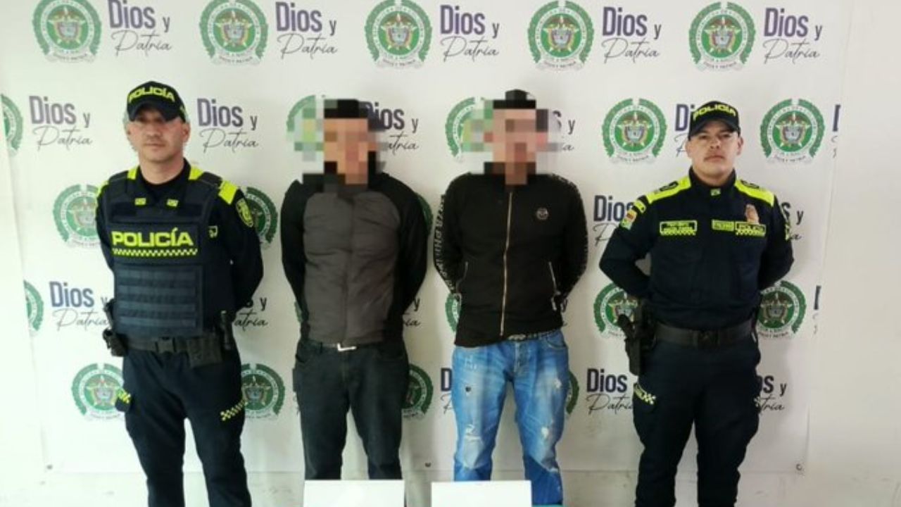 Policía de Bogotá captura a nueve personas por hurto y drogas