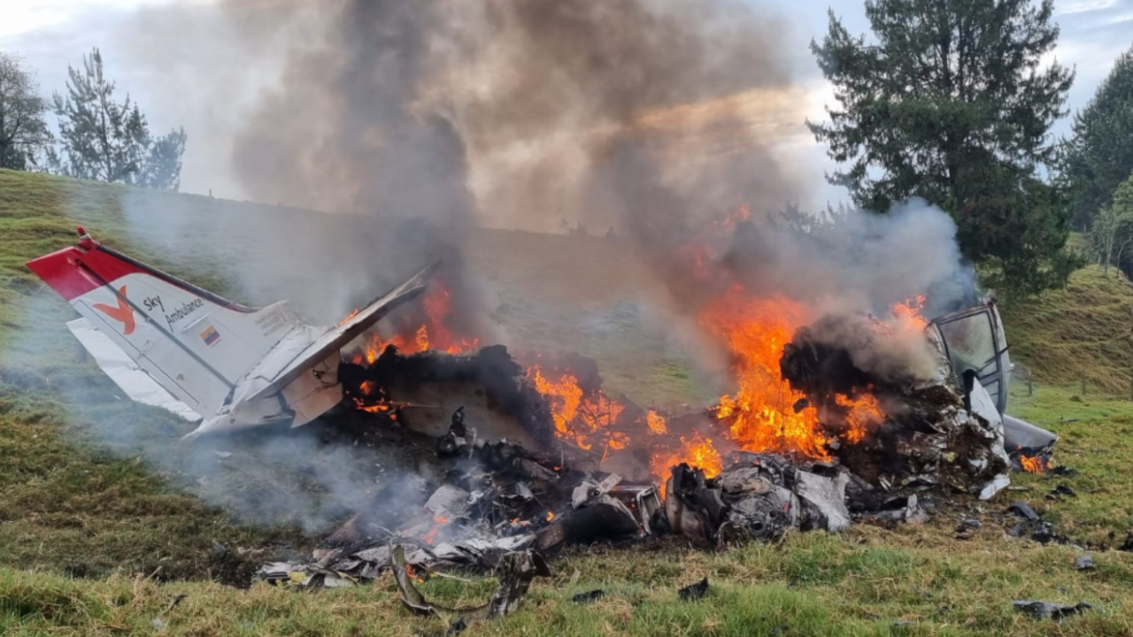 Revelaron las identidades de los fallecidos a bordo de la avioneta accidentada en Antioquia