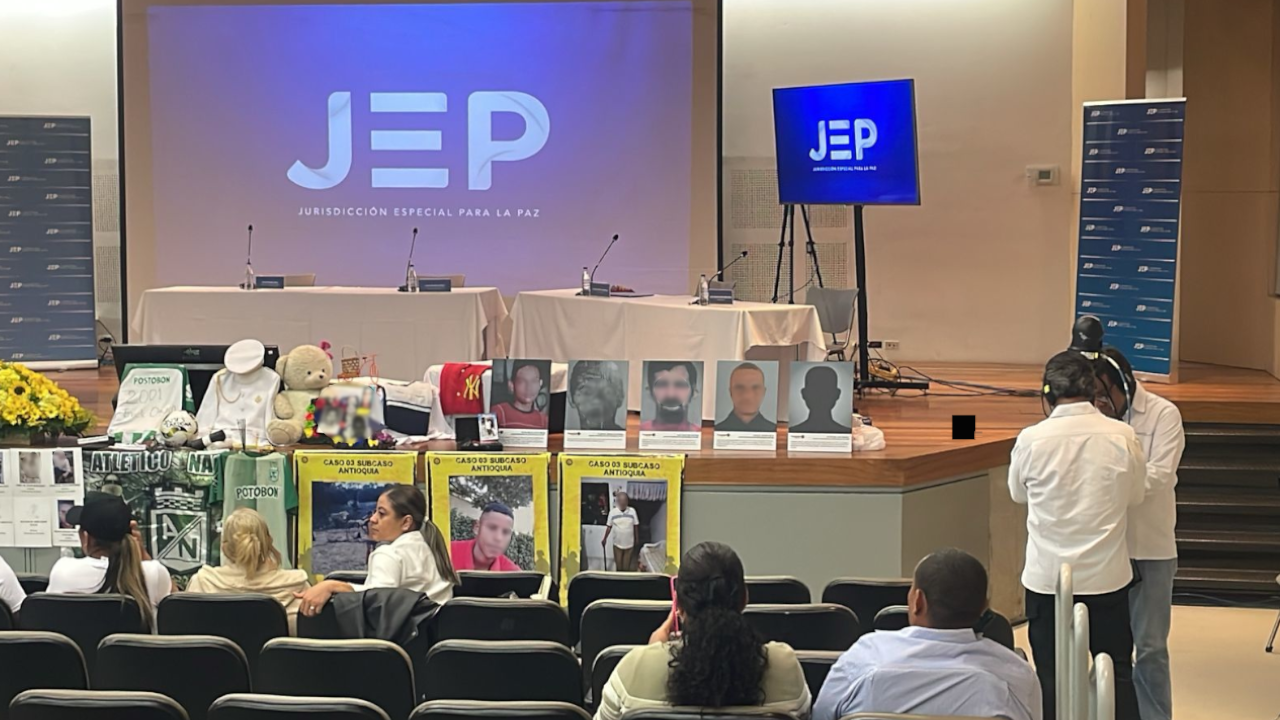 Audiencia pública de víctimas de falsos positivos en Antioquia