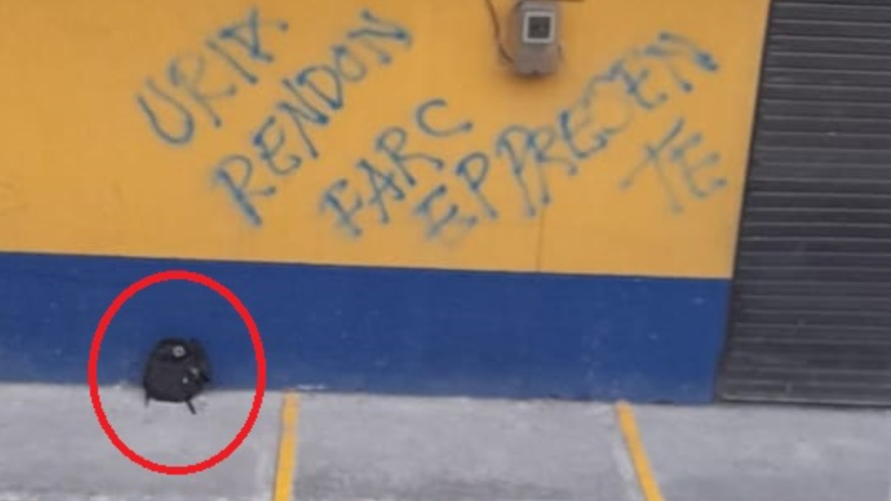 Bolsas junto a grafiti de las FARC, generó falsa alarma de explosivos en Tumaco