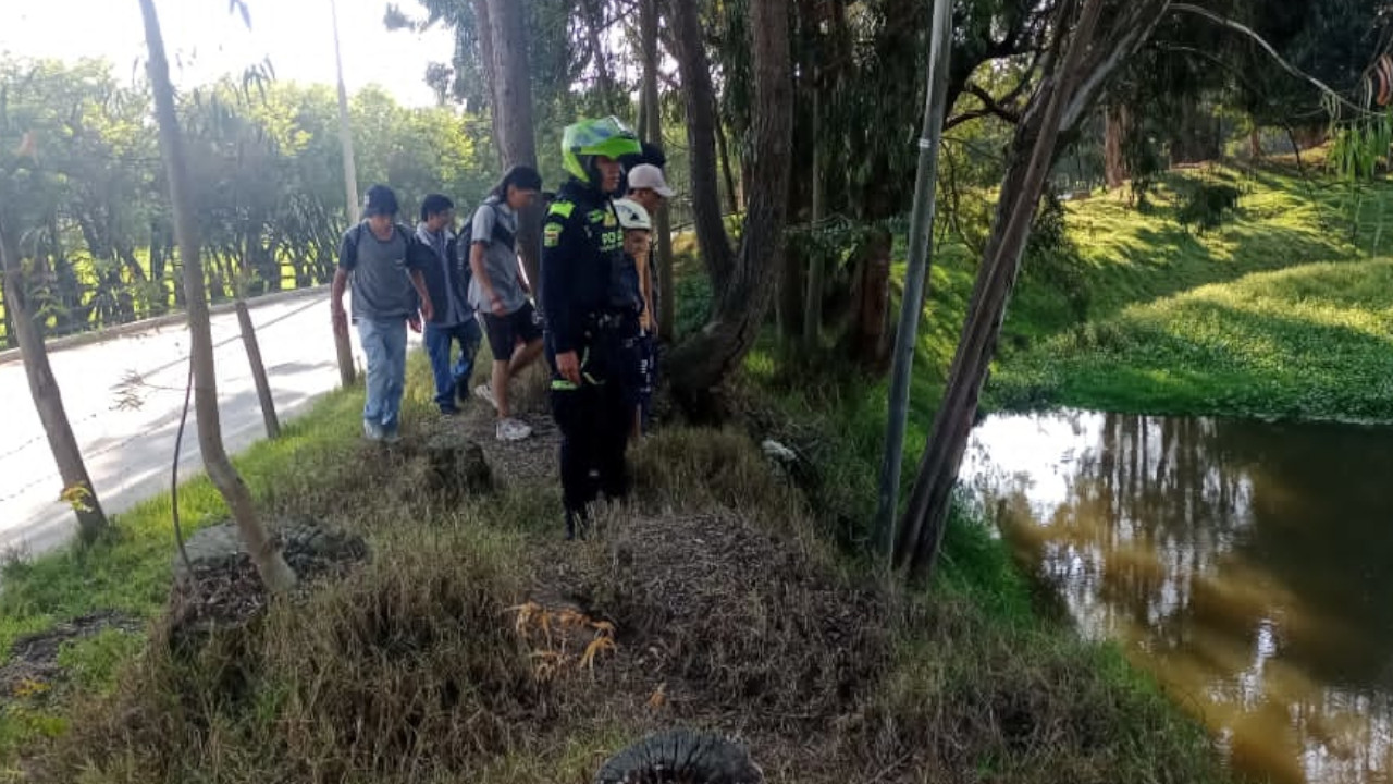 Buscan a niño desaparecido en Gachancipá, río Bogotá