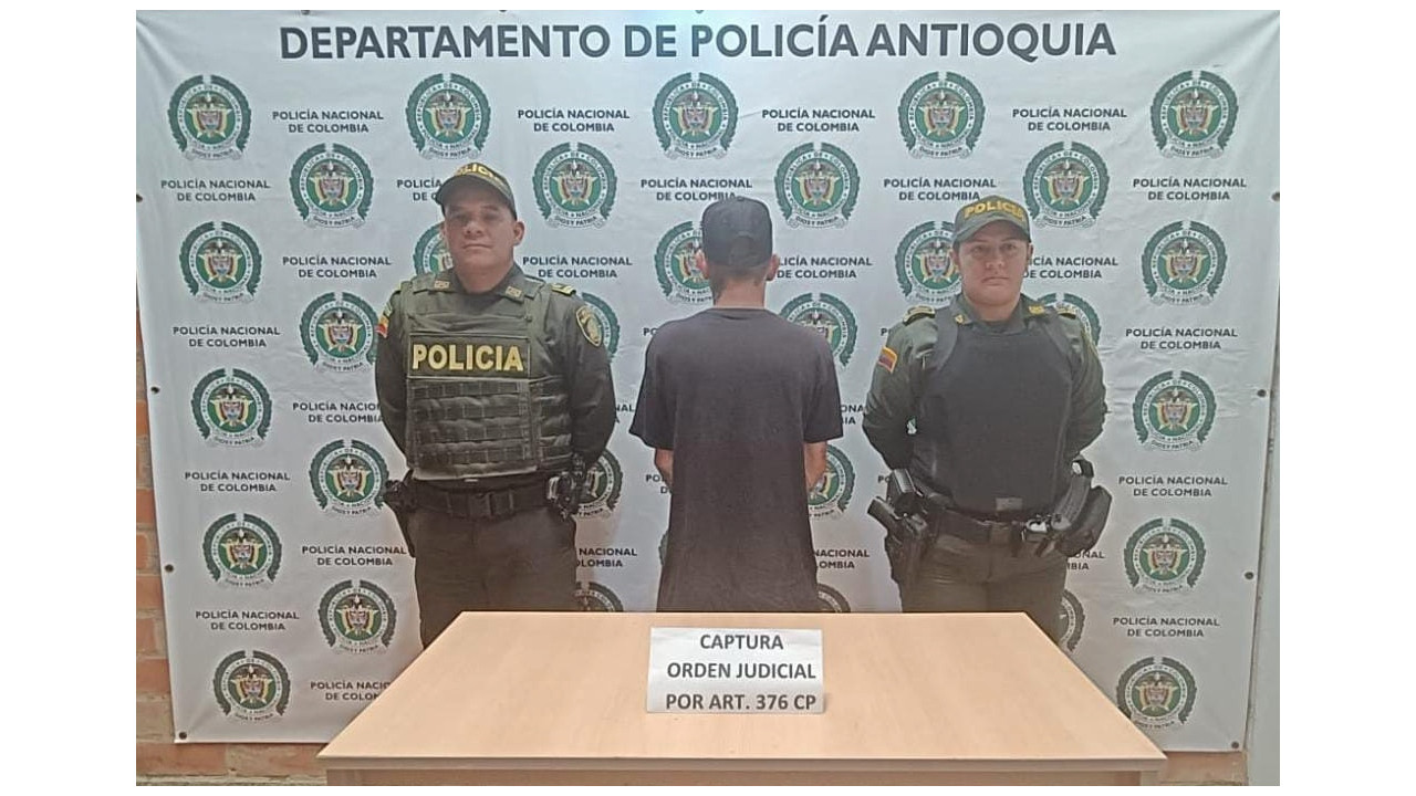 Capturan a 7 sujetos que estaba en municipios de Antioquia buscados