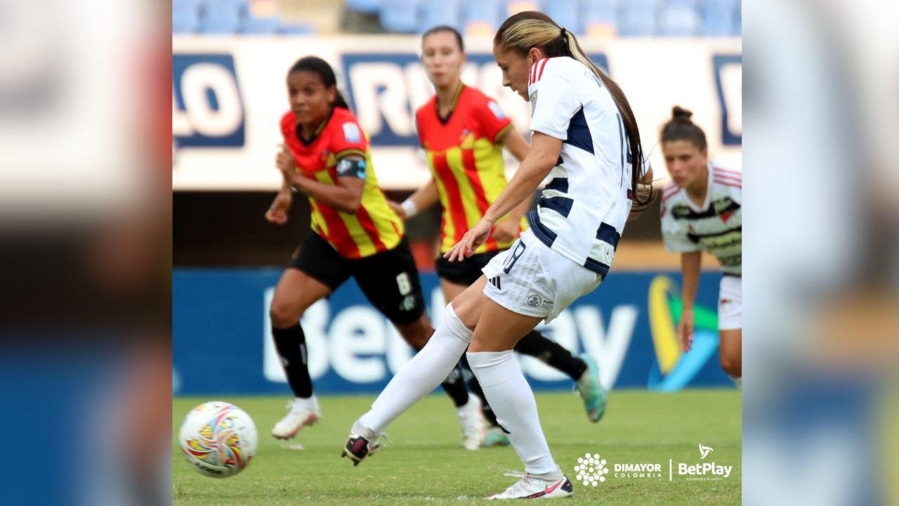 Las Poderosas del DIM golearon al Pereira en la tercera fecha de la Liga