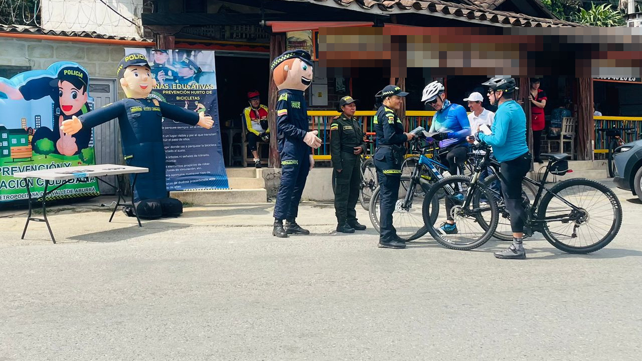 En La Estrella velan por la seguridad de los ciclistas
