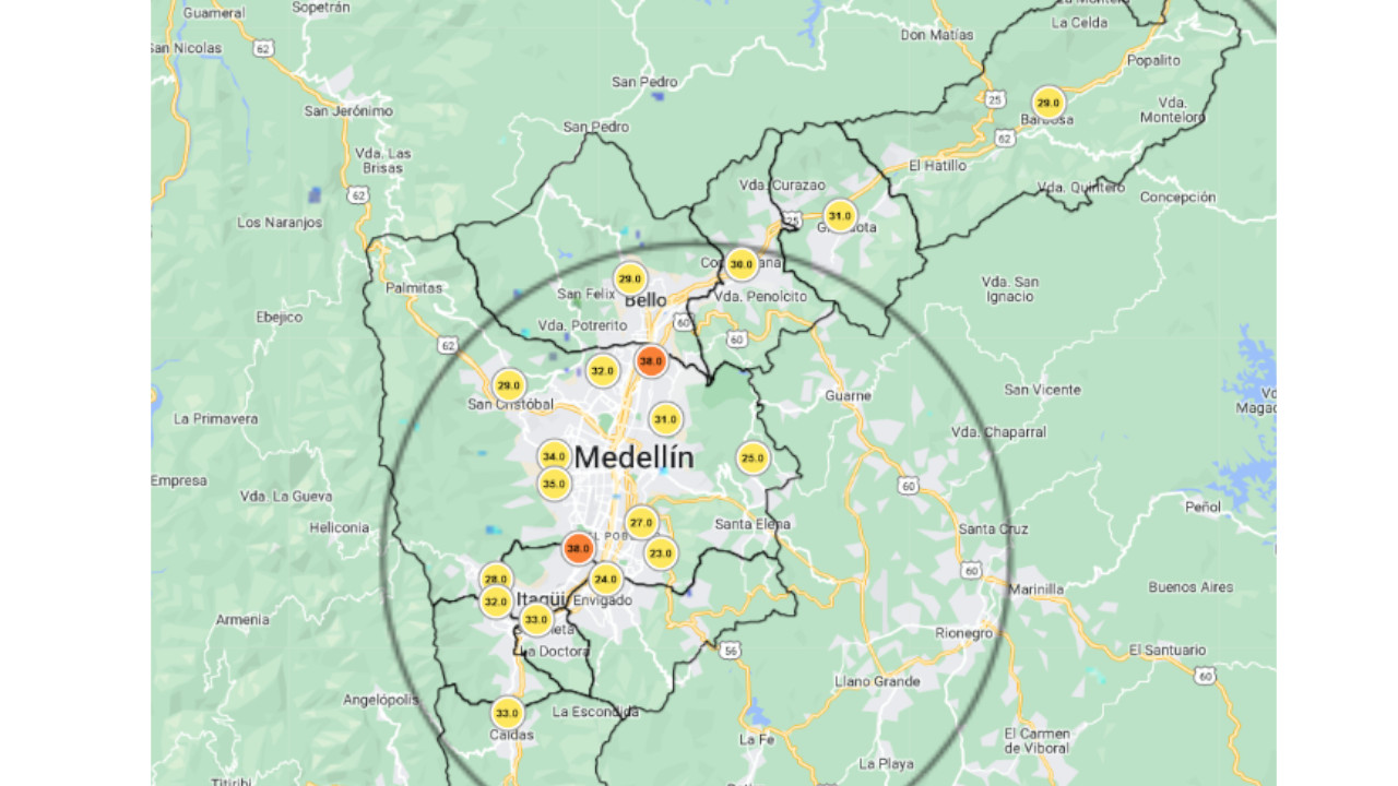 En el Valle de Aburrá levantan el Nivel de Prevención por calidad del aire