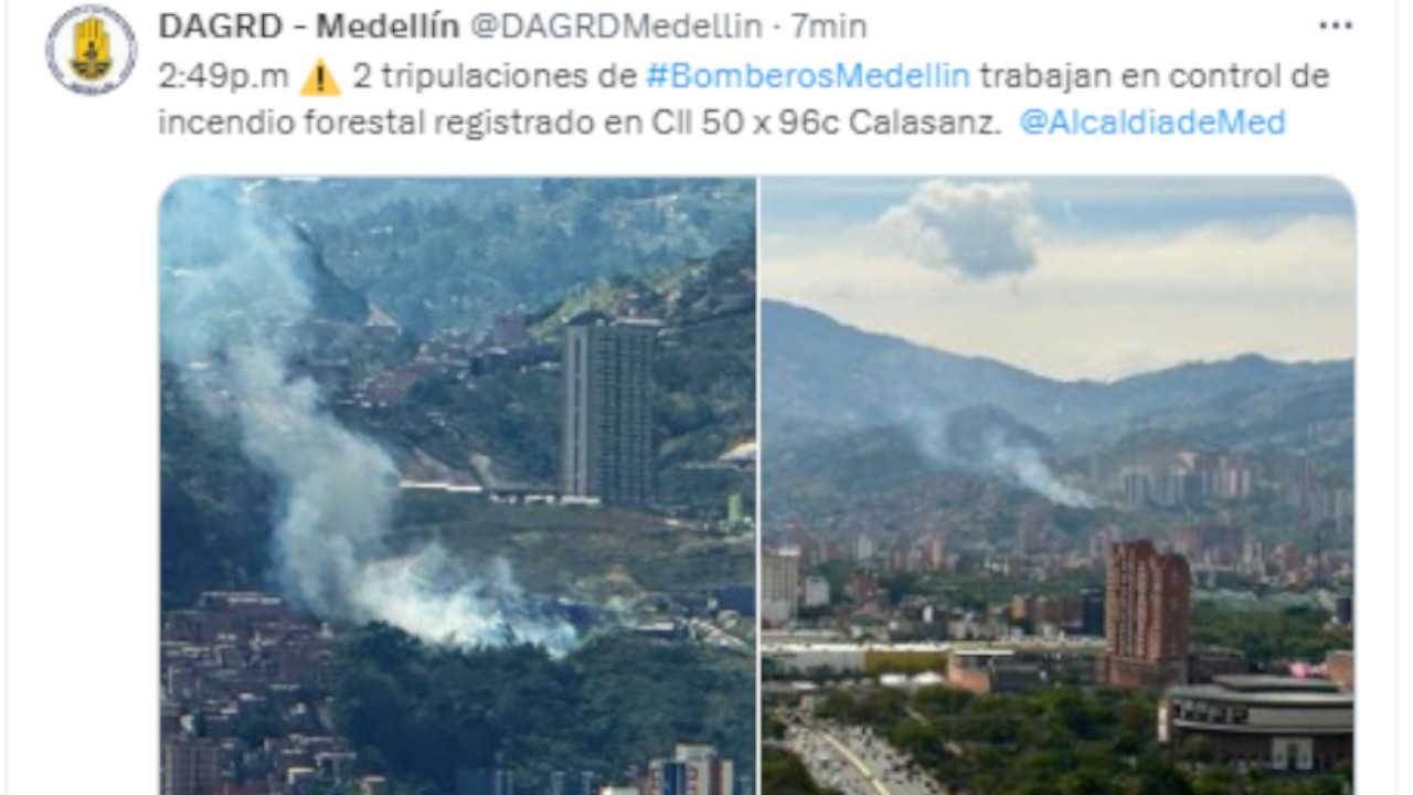 Incendio en Calasanz