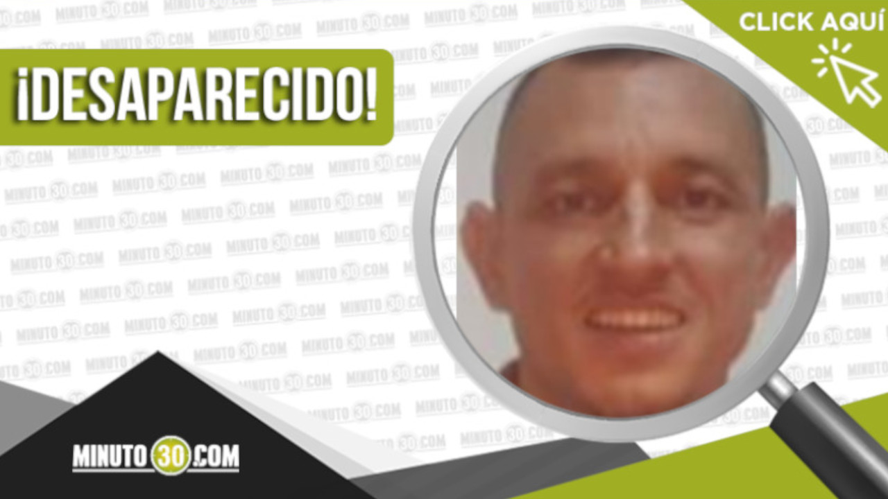Juan Felipe Escobar Rivillas está desaparecido desde el 14 de marzo