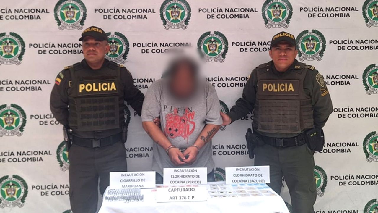 En estos municipios de Antioquia, cayeron 4 sujetos cargando droga
