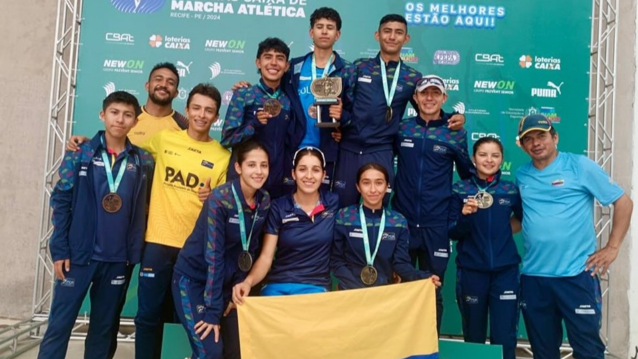 Destacada presencia colombiana en el Sudamericano de Marcha en Brasil