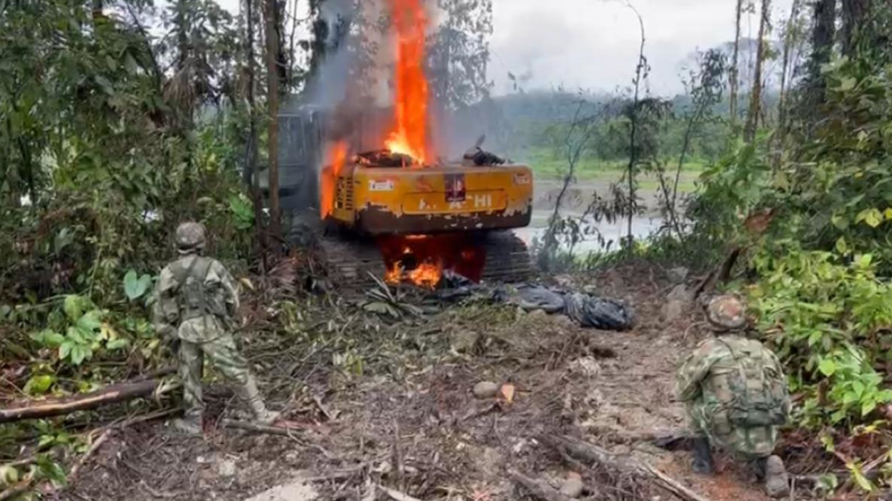 Tiempo 2, la nueva estrategia de las Fuerzas Militares contra la minería ilegal en Chocó