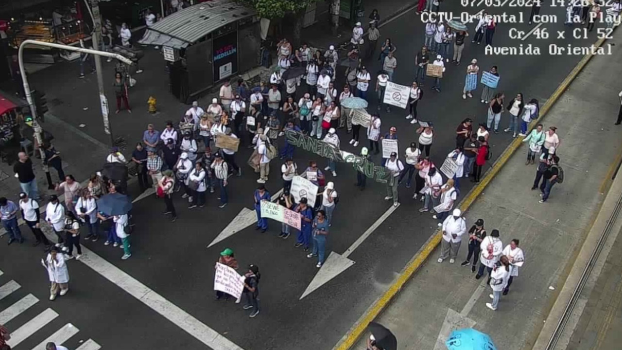 Reportan marcha en la avenida Oriental