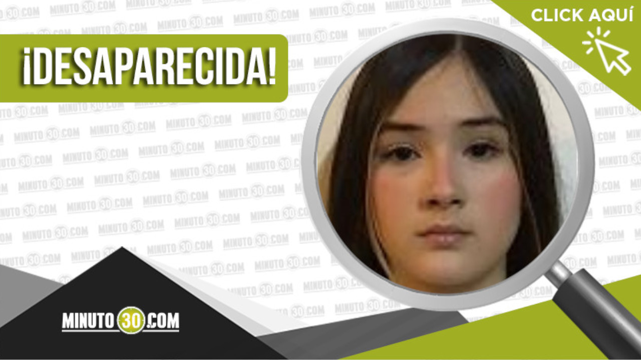 Sara Nicol Osorio Úsuga, de 13 años, está desaparecida