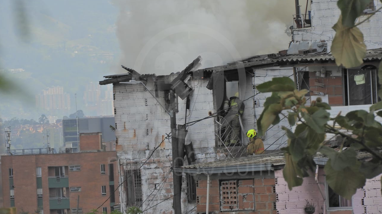 Se registró un incendio en una vivienda en el barrio El Pesebre