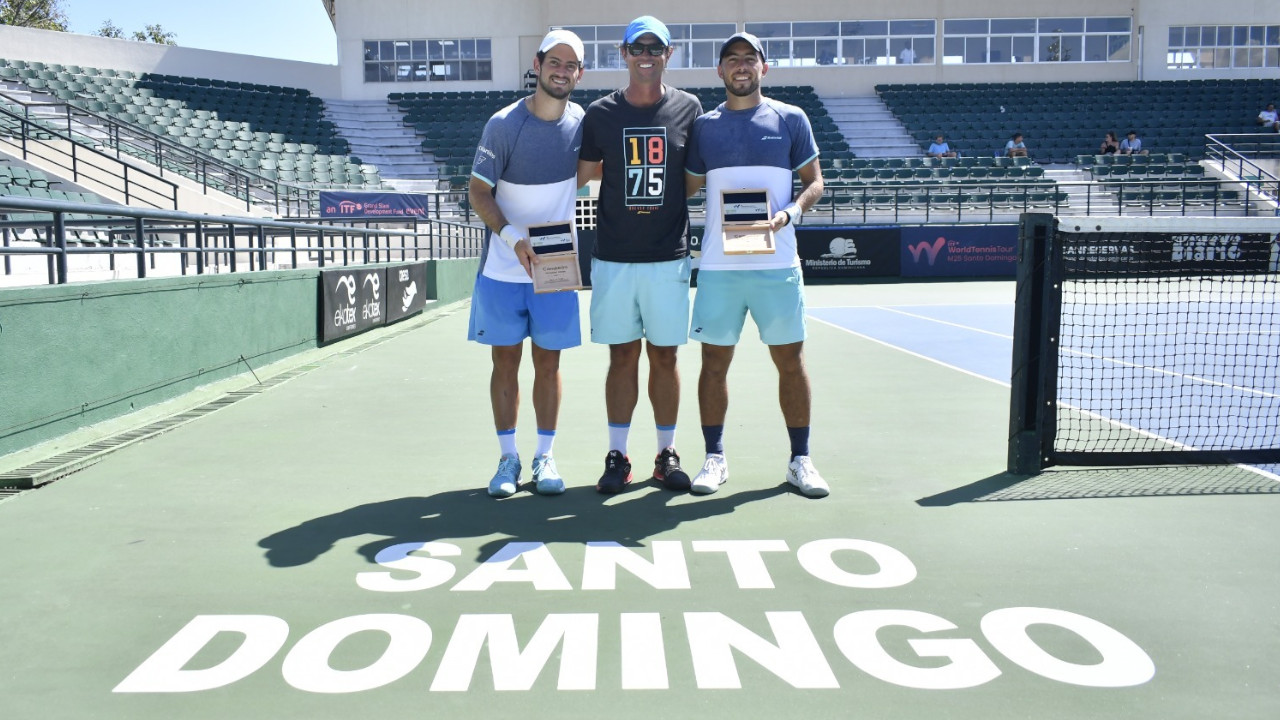 Nicolás Mejía y Andrés Urrea son campeones del M25 Santo Domingo
