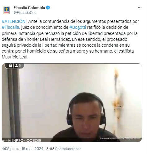 Otra vez niegan libertad a Yhonier Leal