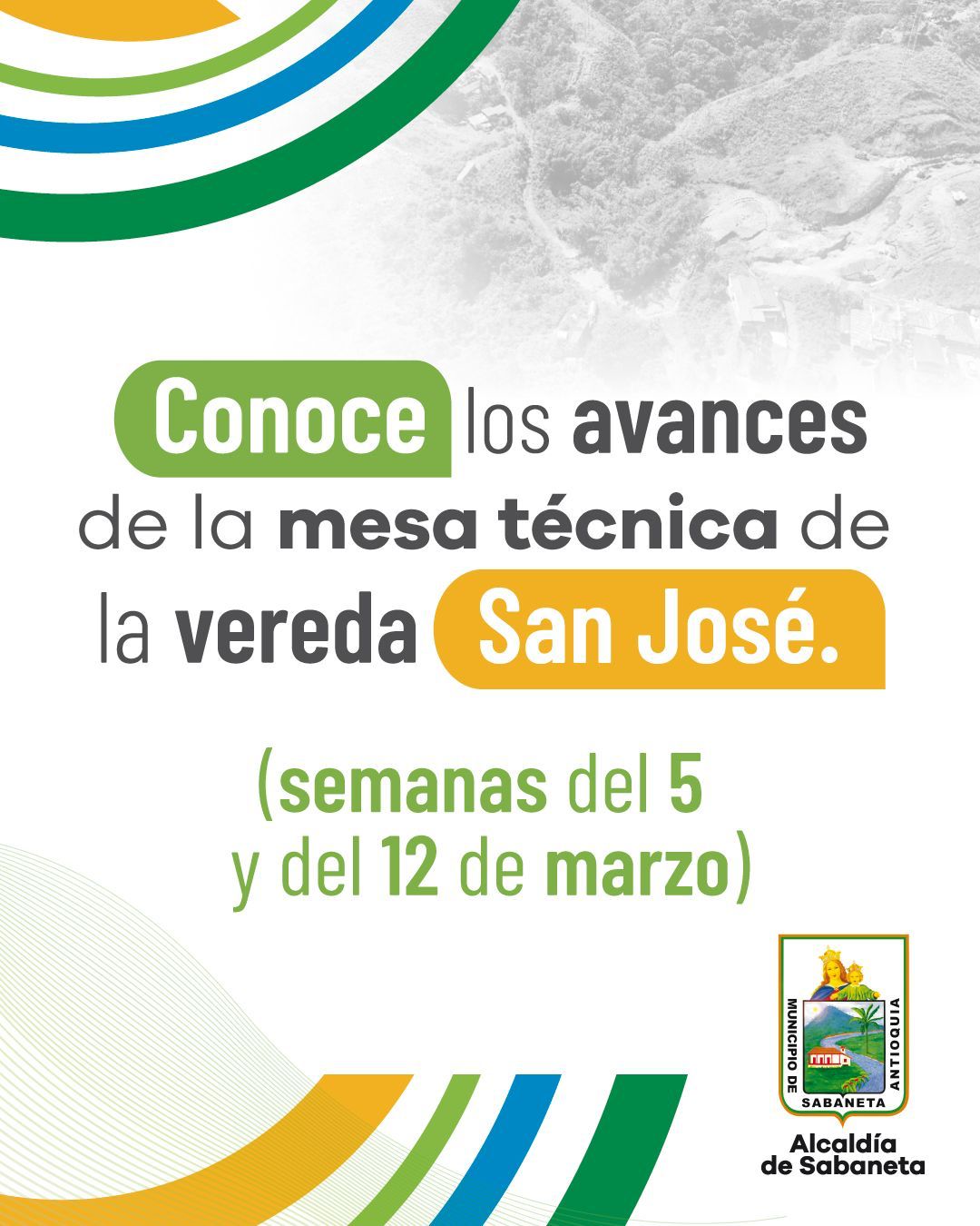 Sabaneta continúa trabajando para mejorar la movilidad por obras en la vereda San José