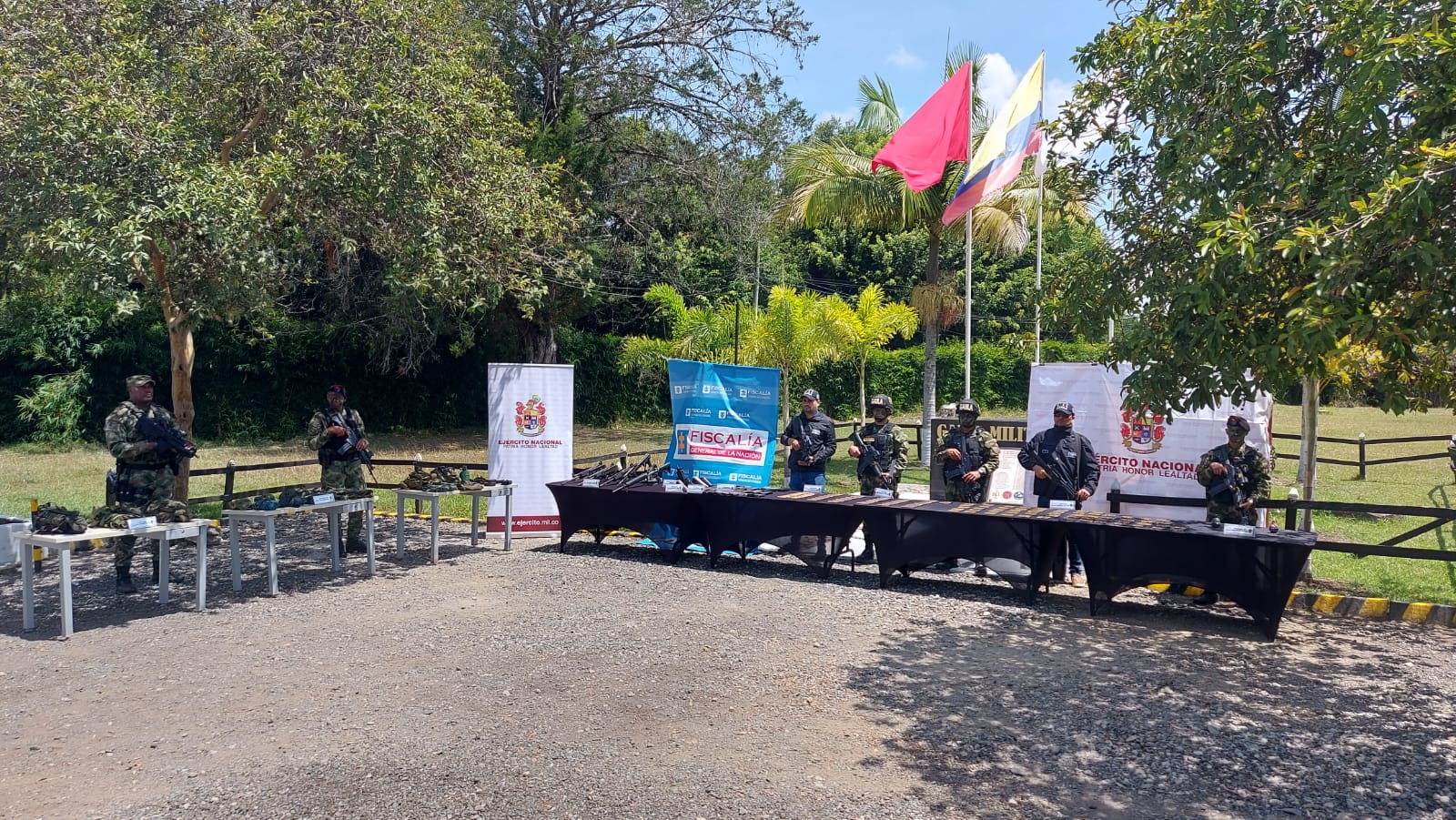 Así fue el hallazgo de un depósito ilegal con fusiles y munición del Eln en San Luis Antioquia