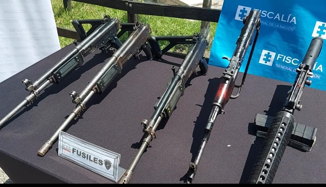 Así fue el hallazgo de un depósito ilegal con fusiles y munición del Eln en San Luis Antioquia