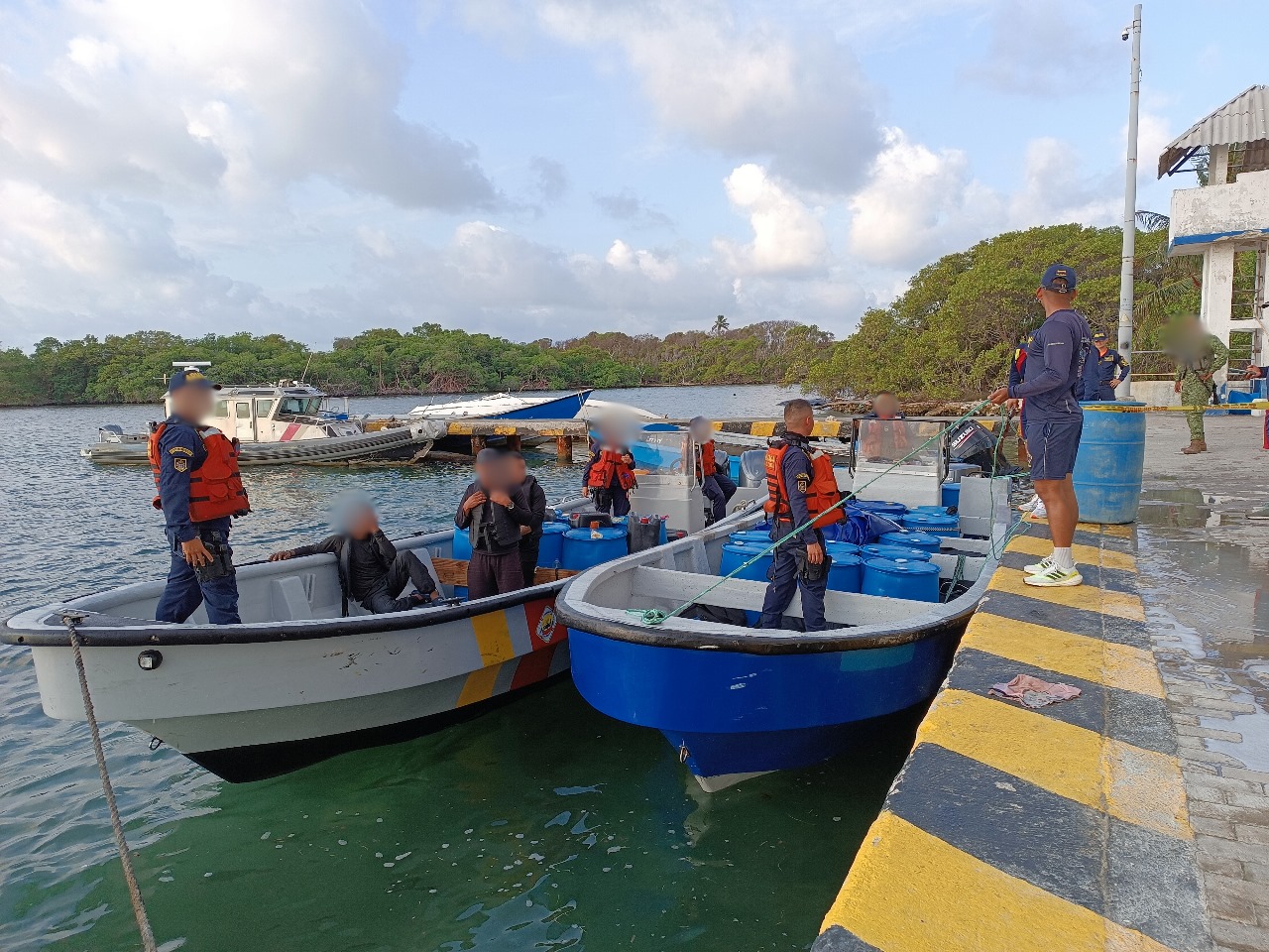 En aguas de cocaína en San Andrés incautaron media tonelada de cocaína