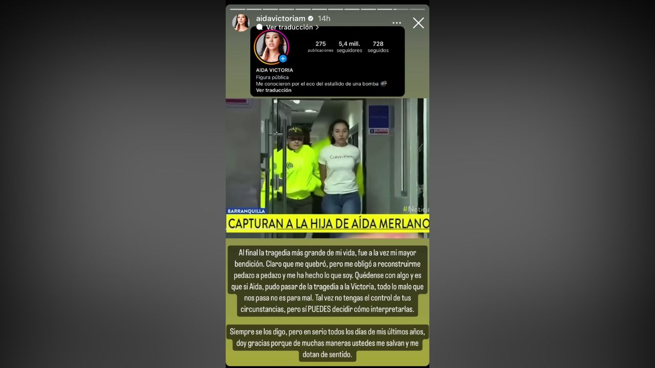 Estas fueron las palabras de Aida Victoria antes de la condena: "Lo único que tenemos es el hoy"