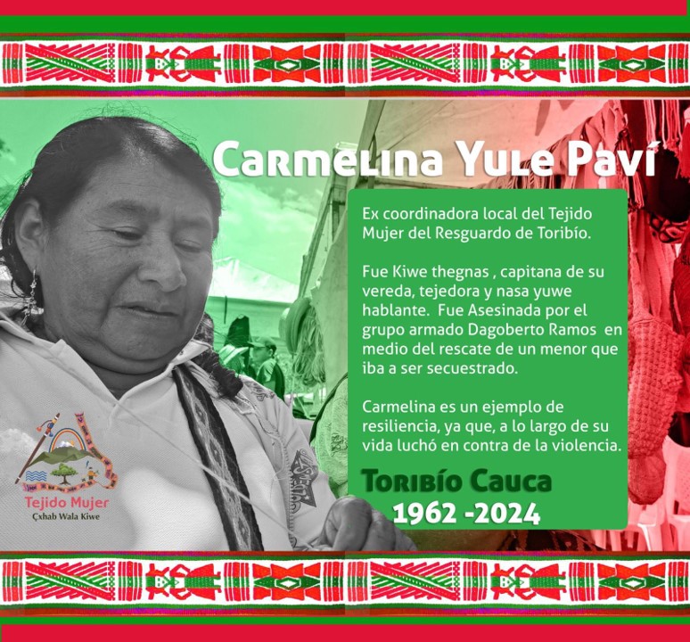 Carmelina Yule Era una Kiwe Thegna, artesana y además ejerció como autoridad en la labor de capitanía.