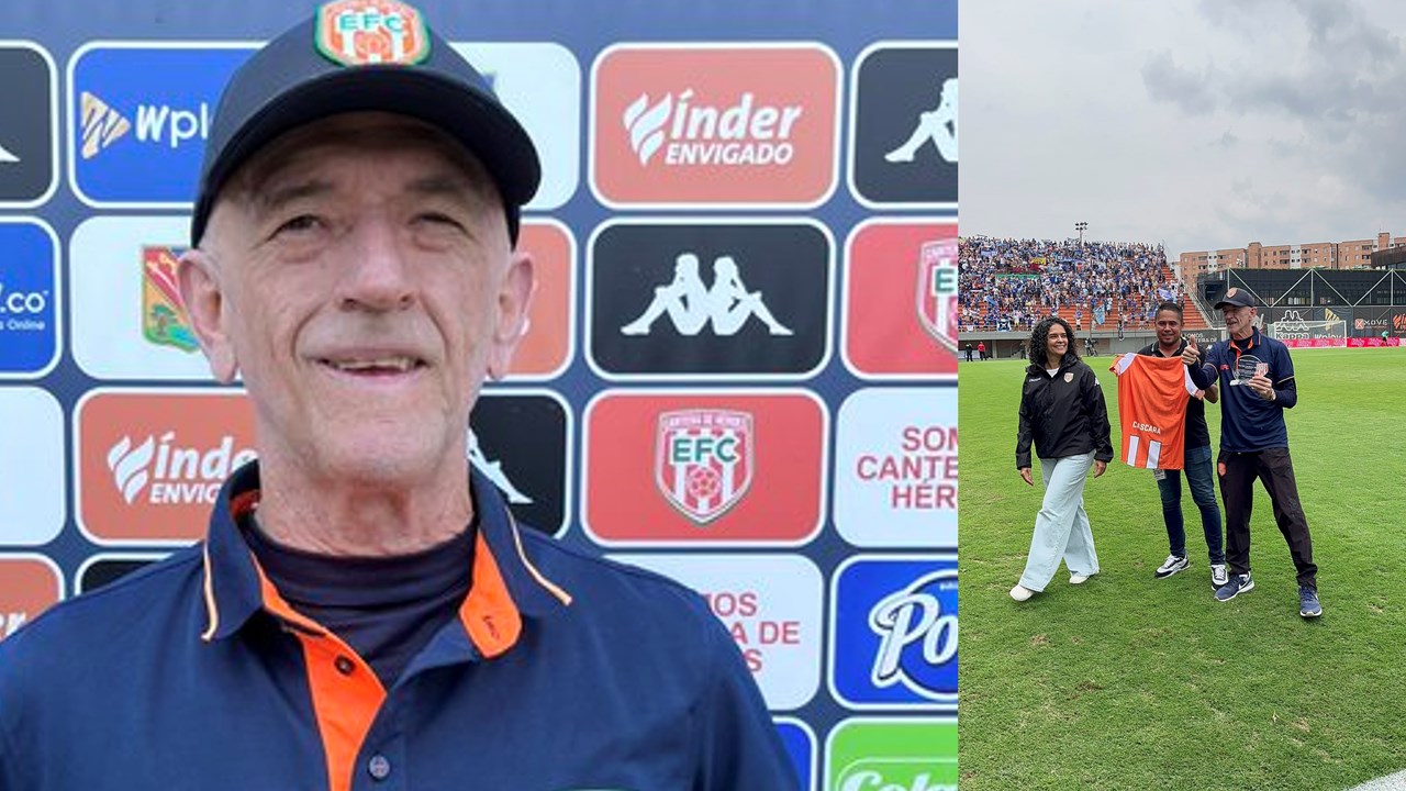 ¡Merecido! Hernán «cáscara» Londoño Sierra, homenajeado en la previa del Envigado-Millonarios