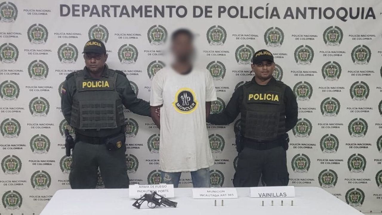 La Policía lo captura en Caucasia por tentativa de homicidio