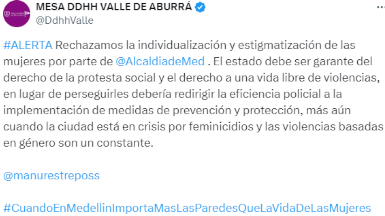 'No les gustó': Colectivos de mujeres rechazan cartel donde buscan responsables de daños en el 8M