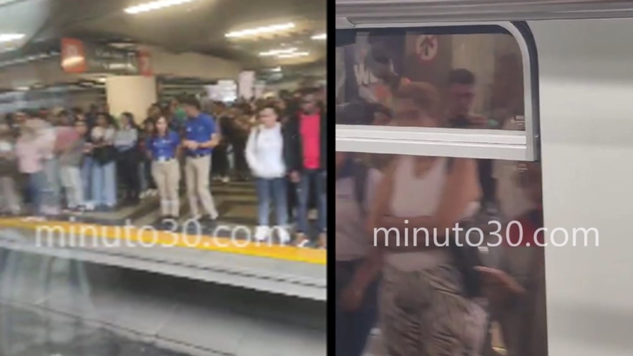 Así se veía la Estación San Antonio la mañana de este viernes 15 de marzo