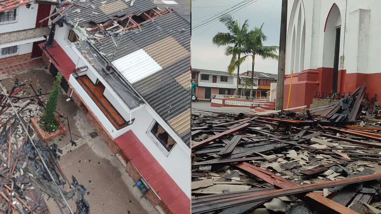 135 viviendas afectadas por el fuerte vendaval ocurrido en Nariño, Antioquia