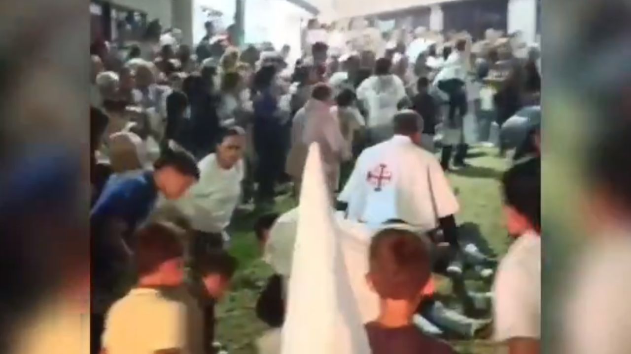 Trece personas, entre ellos niños y adultos mayores, resultaron heridos en la Vigilia Pascual en Ocaña