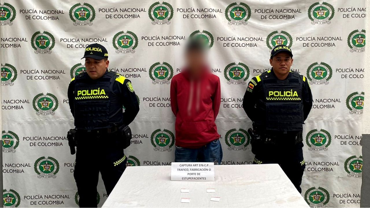 En tres municipios de Antioquia los cogieron andando con drogas
