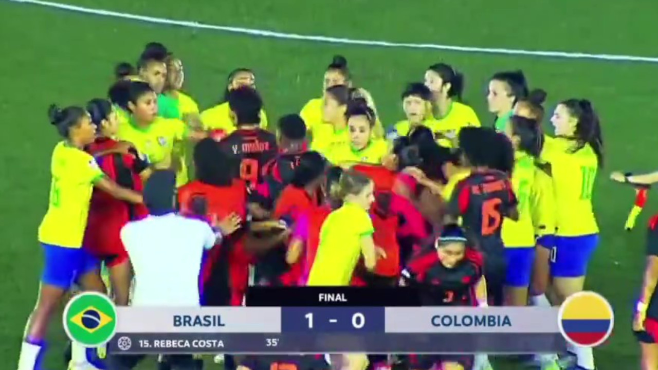 La tricolor perdió el invicto en el Sudamericano sub 20 contra Brasil