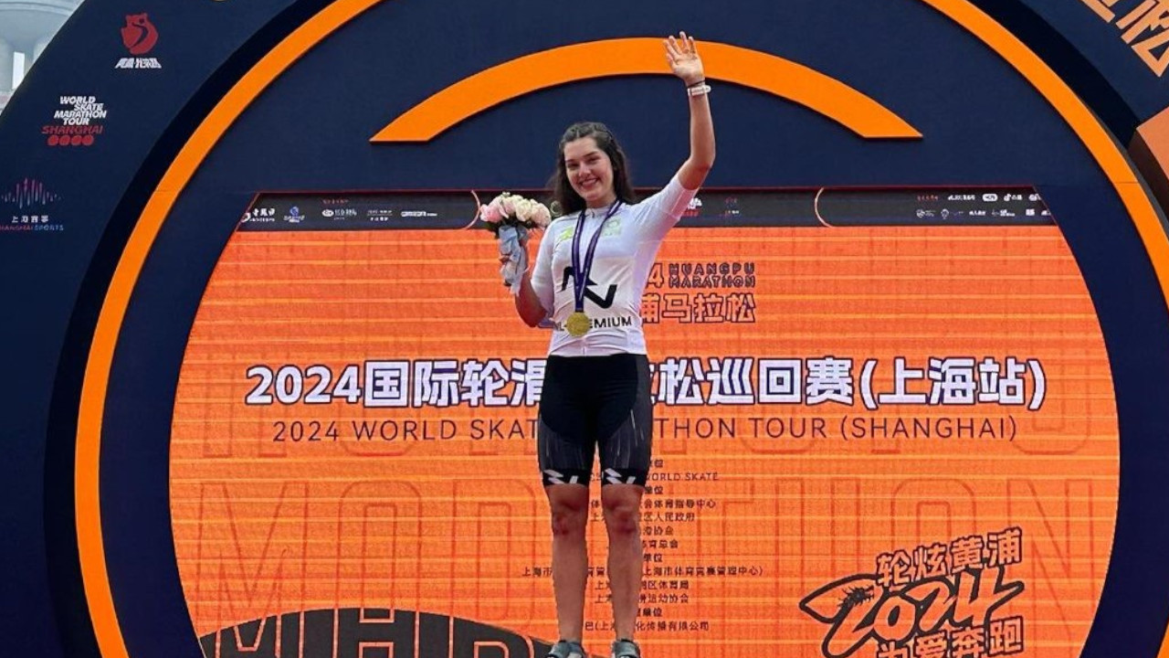 Patinadora María Camila Vargas “Future Star” en Shanghái