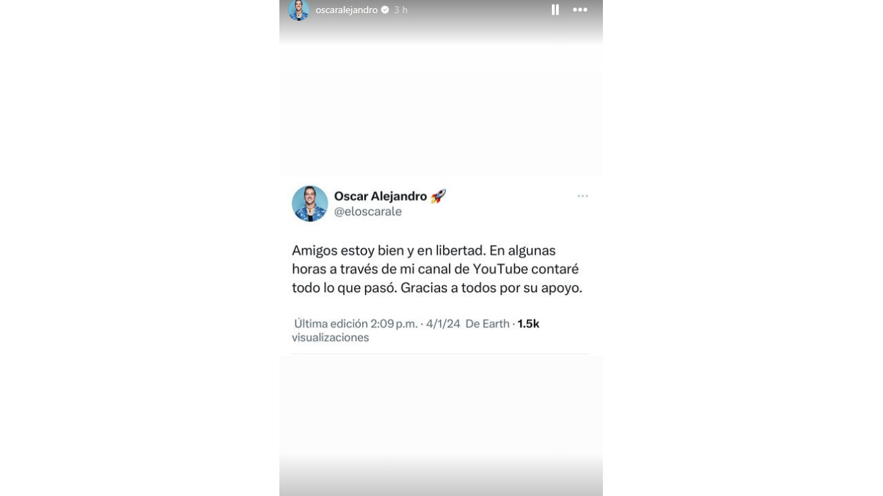 Detienen al youtuber Oscar Alejandro en Venezuela