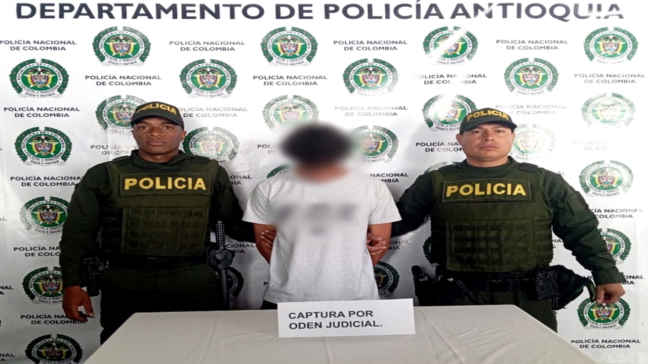 Capturas en Antioquia: Hombres requeridos por distintos delitos fueron capturados y puestos a disposición de las autoridades